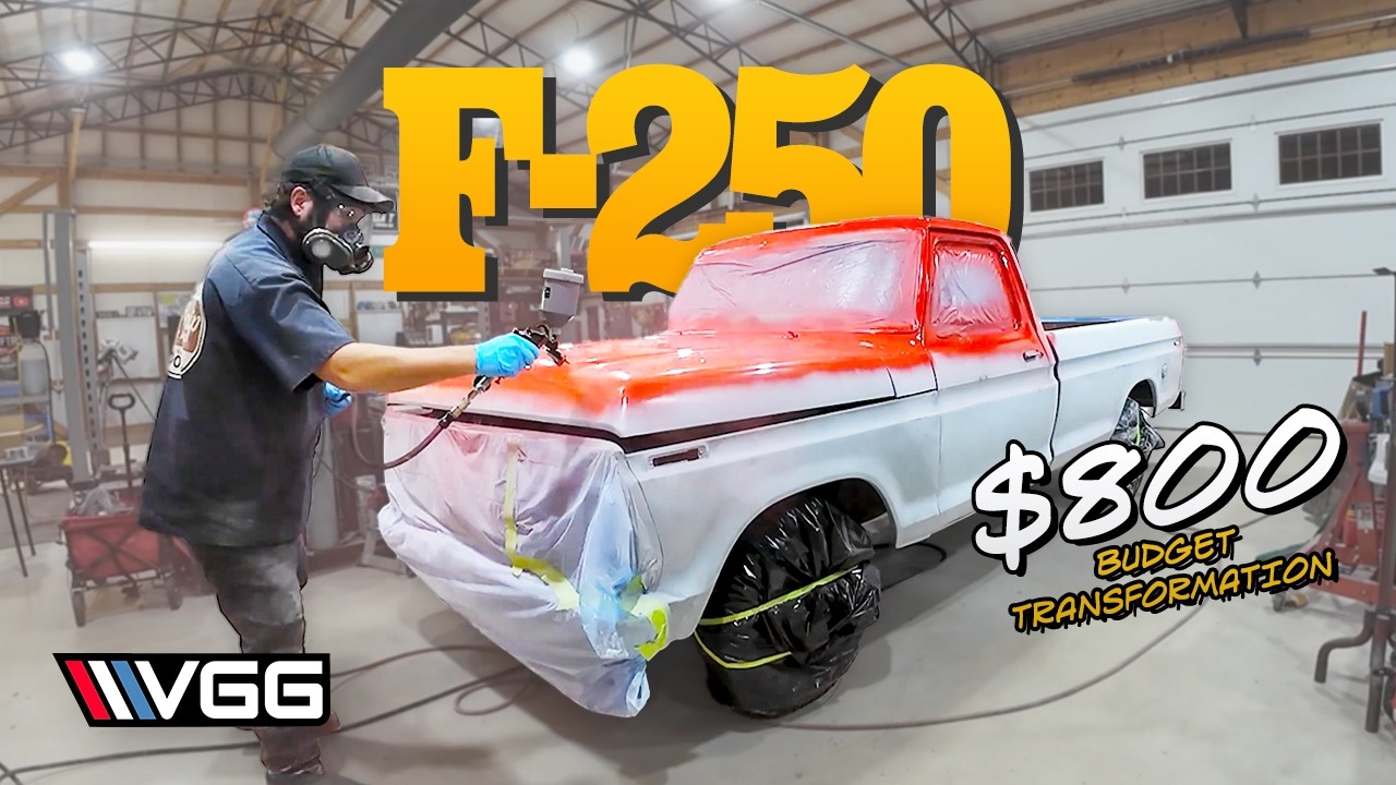 OLD Ford Truck BUDGET Transformation! Paint, Interior, AND Mechanical!
