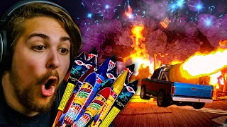I BROKE REALITY || Fireworks Mania - An Explosive Simulator