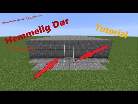 Hvordan man bygger en hemmelig dør i Minecraft (Easy Tutorial)