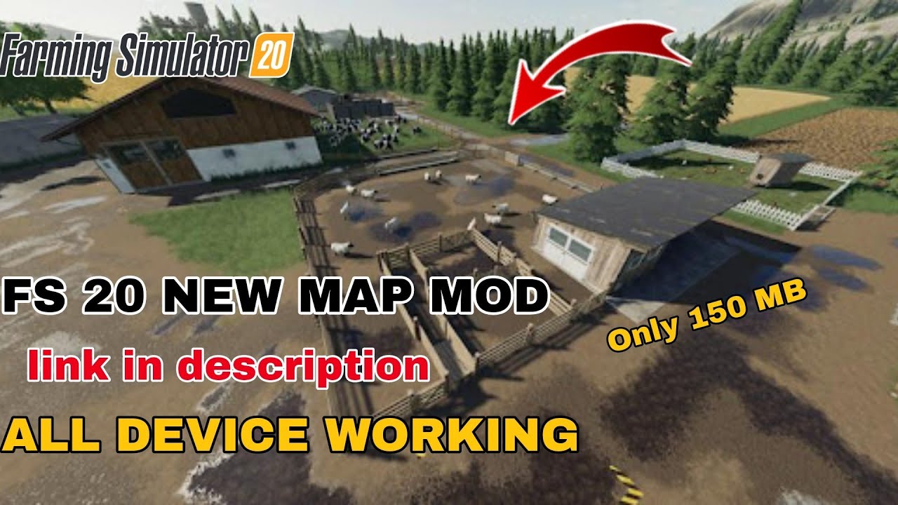 Fs 20 new map mod | farming simulator 20 new map mod all device working