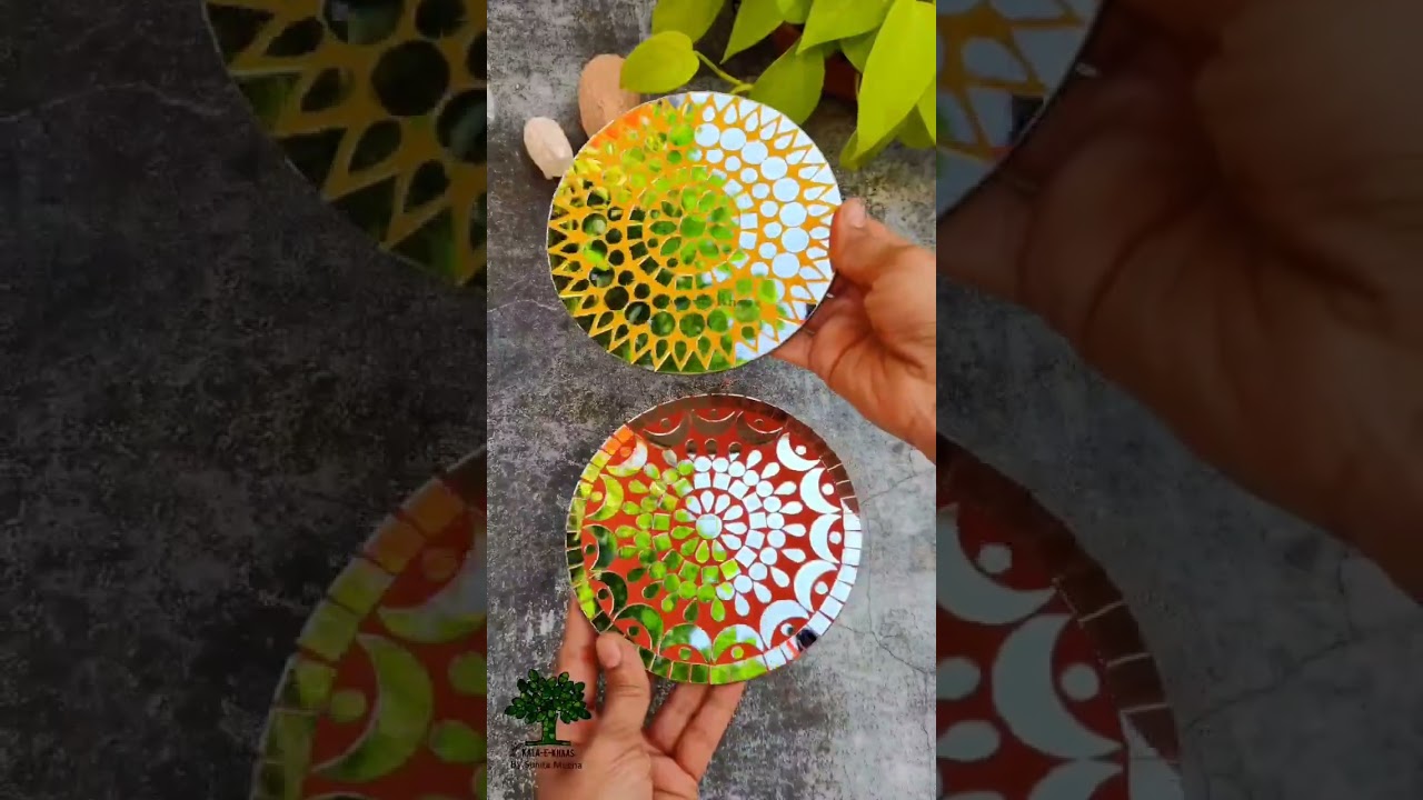 Mirror Mosaic Coasters. 