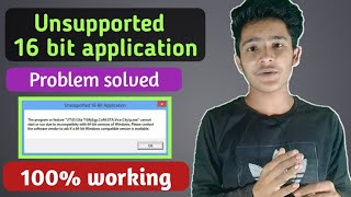 Unsupported 16 bit application | Problem solved | Tencent gaming buddy not installing Showing error screenshot 3