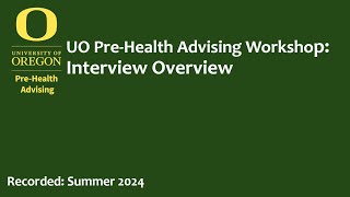 Interview Overview