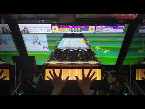 【CHUNITHM PARADISE】【グルーヴコースターコラボ】DX超性能フルメタル少女 AJC(理論値) 【手元動画】