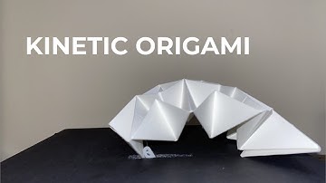 Kinetic Origami Sculpture