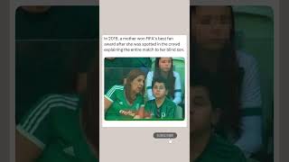A mother won FIFA’s fan award after explaining every match to her blind son ❤️⚽ #shorts #100mviews