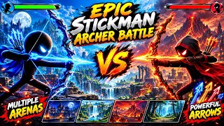 EPIC STICKMAN ARCHER BATTLE 🔥 Insane Bow Fights Across Multiple Arenas! screenshot 4