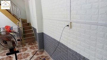 Nên sử dụng xốp dán tường 3D cho tường nhà ẩm mốc hay không?