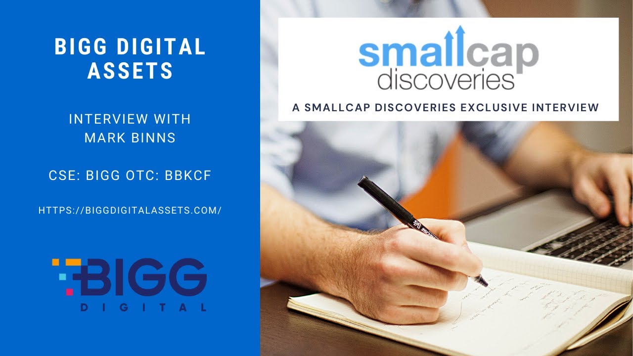 BIGG Digital Assets (CSE BIGG) Interview with CEO Mark Binns YouTube