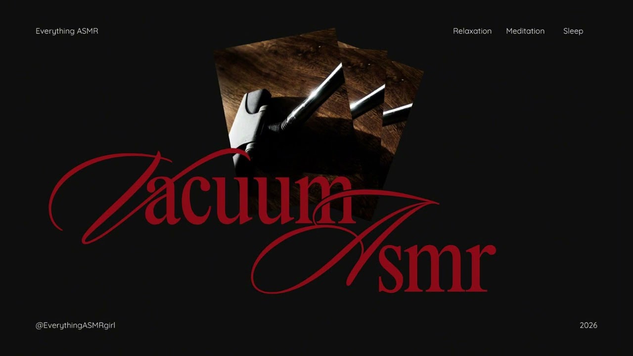 ASMR Vacuum Cleaning Sounds — Satisfying Vacuum Noise for Sleep, Tingles & Relaxation 🧹✨