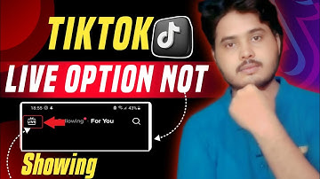 TikTok Live Option Not Showing 🔥 How To Fix 2024|By TNC Channel