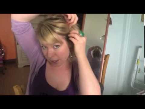 Quick Side Pin Up Do For Short Hair Youtube