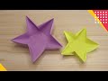 TUTORIAL MEMBUAT ORIGAMI BINTANG COCOK UNTUK ASBAK ATAU HIASAN NATAL - How to make origami star