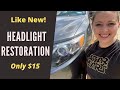 It's Easy to Get Those Cloudy Headlights Looking New Again!