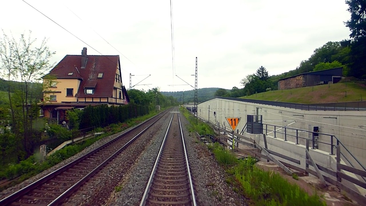 Führerstandsmitfahrt auf der Spessartrampe