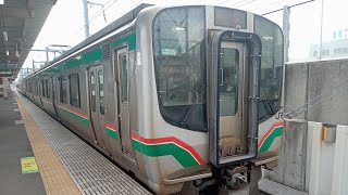 東北本線ブツ6両出発シーン #jr東日本 #e721系 #701系 #長町駅