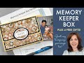 Memory keeper box plus 4 free gifts great way to organize your scraps too