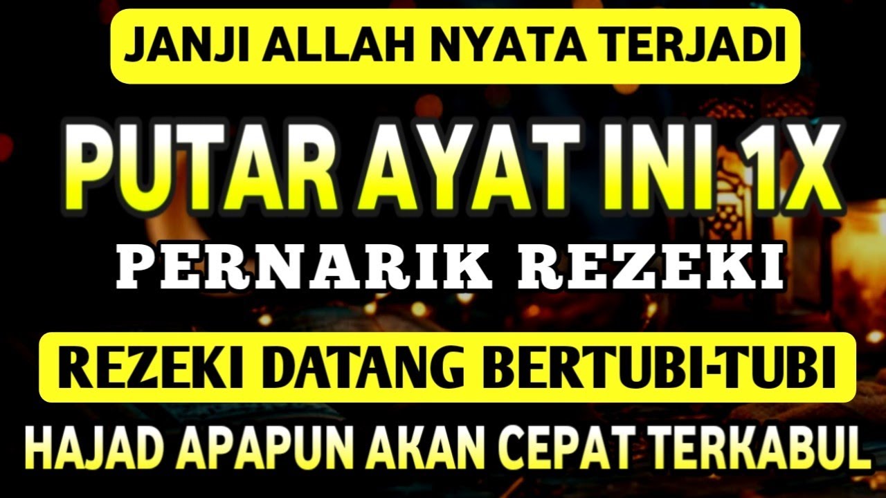 DAHSYAT DOA NABI SULAIMAN PEMBUKA REZEKI DATANGKAN KEKAYAAN