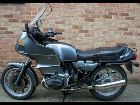 BMW R80RT exhaust sound and acceleration compilation - YouTube