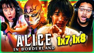 ALICE IN BORDERLAND Season 1, Episode 7 & 8 REACTION!! 今際の国のアリス | Netflix Original | Season 1 Finale