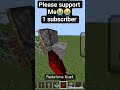 how to make automatic door in Minecraft #bones