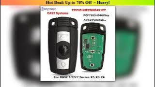 Best Seller jingyuqin 315/433/868Mhz Car Remote Smart Key For BMW 1/3/5/7 Series X5 X6 Z4 CAS3 Syst