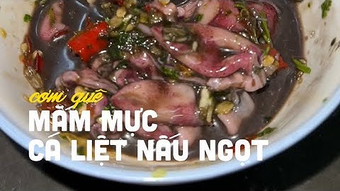 BỮA CƠM QUÊ ĐẠM BẠC CỦA TUI | CƠM QUÊ