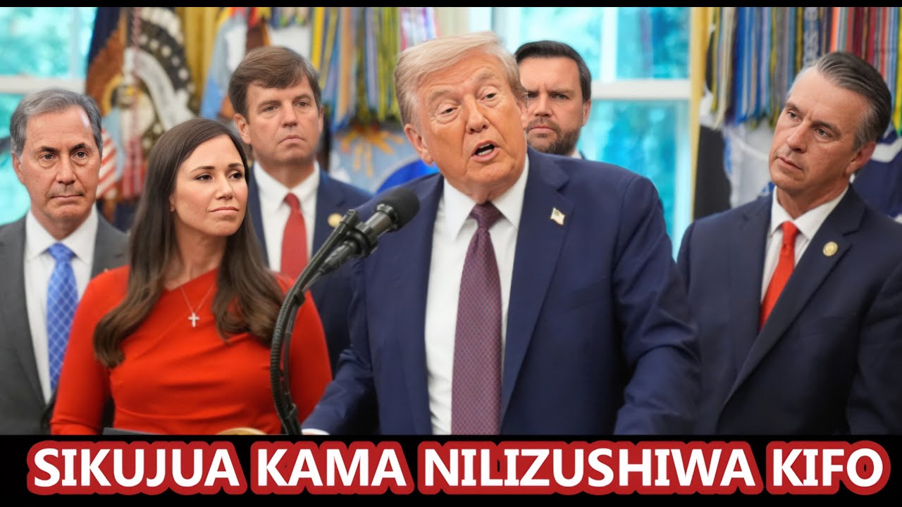 TRUMP AJITOKEZA AZUNGUMZA LIVE KWA MARA YA KWANZA TANGU TETESI ZA KIFO ...