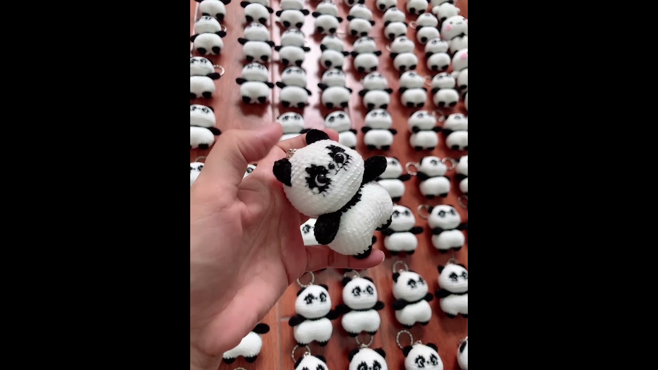 Pandas handmade - YouTube