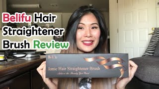 Belifu Hair Straightener Brush Review @thetryitchick
