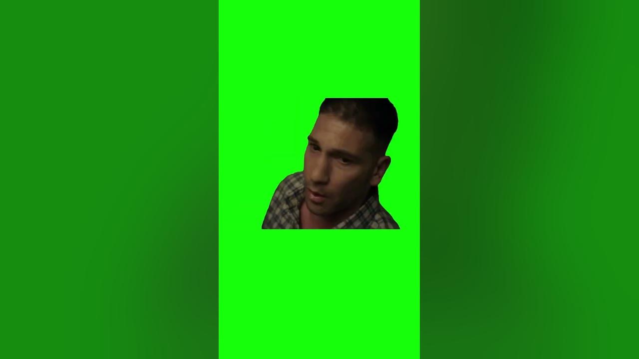  no no no no no wait wait wait wait punisher meme green screen shorts