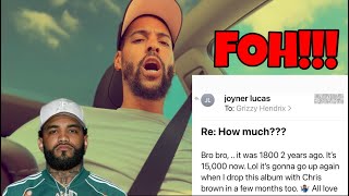 JOYNER LUCAS TRIED TO SCAM ME - (Artist Don’t Fall for this) Net Worth