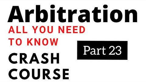 Arbitration in Suits; Case already in court; Basics (6);Arbitration Act 1940: Quick Review: Part 23