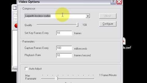 CamStudio Settings Overview - part 2 of 3