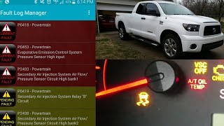 Tundra Won't Accelerate FIXED  VSC & Engine light on