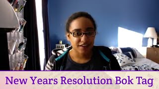 New Years Resolution Book Tag