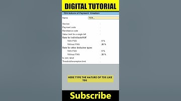 TDS-karakter van betalingen in Tally Prime | Tally @digitaltutorial425 #tally #tallyprime 😍😍😍