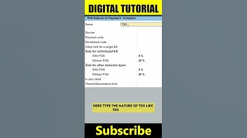TDS-karakter van betalingen in Tally Prime | Tally @digitaltutorial425 #tally #tallyprime 😍😍😍