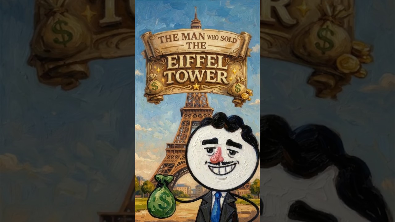 The Man Who Sold the Eiffel Tower #bizarrehistory #history #historyfacts #weirdfacts