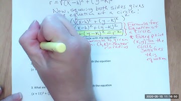 9-3 Circles in the Coordinate Plane