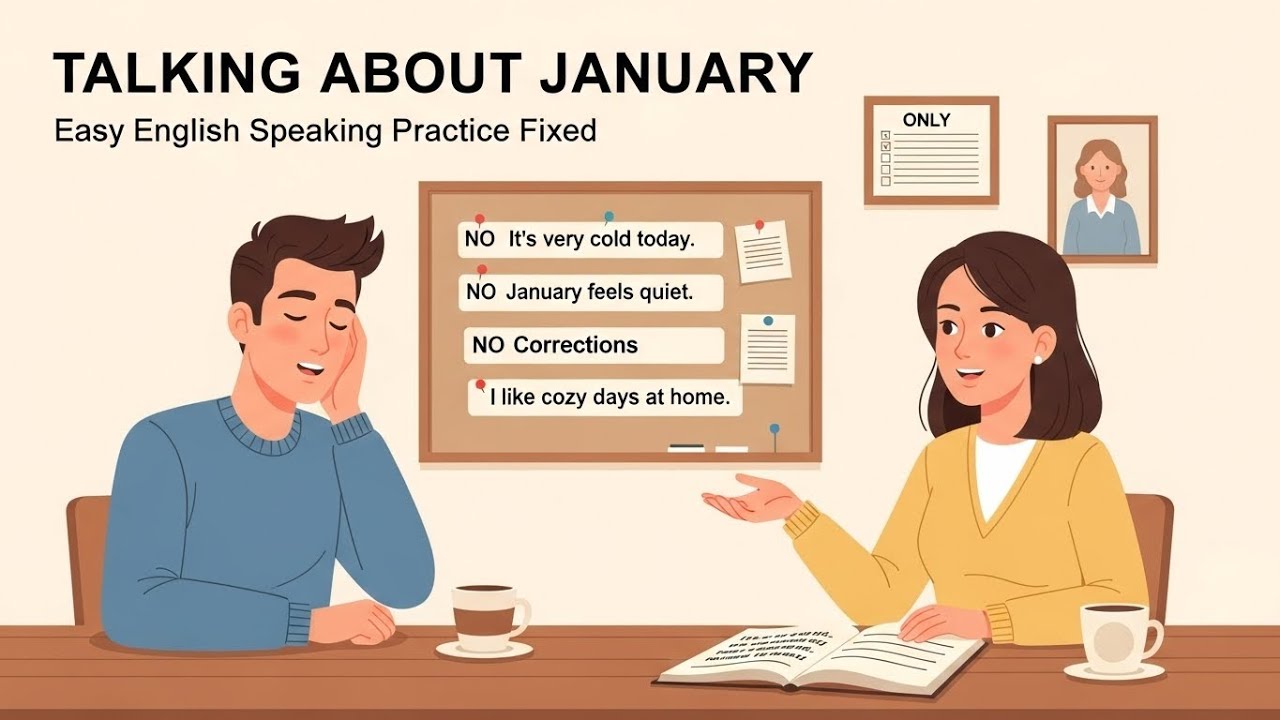 Talking About January | Learn English Speaking Practice | Online English Podcast