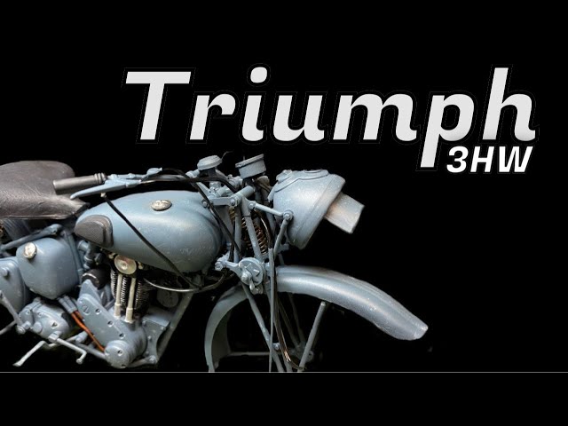 Italeri 1/9 scale Triumph 3HW . Part1 - YouTube