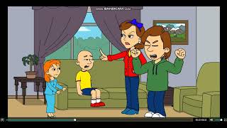 Caillou gets grounded for being bald