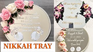 How to make EASY NIKKAH TRAY At Home 🌹