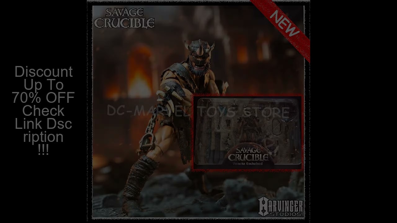 In Stock 2025 Harbinger Studios 1/12 7inch Action Figure Savage Crucible Varnoks Unchained Anime Mod