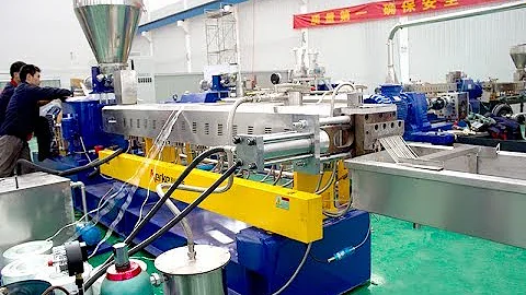 PP/PA + Glass Fiber Compounding Twin Screw Extruder Machine----Kerke