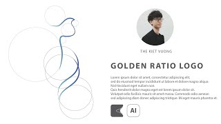 Abstract Logo with Golden Ratio | Adobe Illustrator | Easy Tutorial screenshot 1