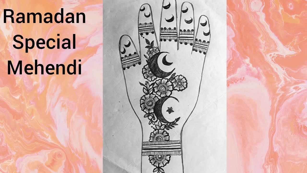 Ramadan special 🌜🌜 mehendi designs/very simple and easy mehndi design/mehendi ka design 