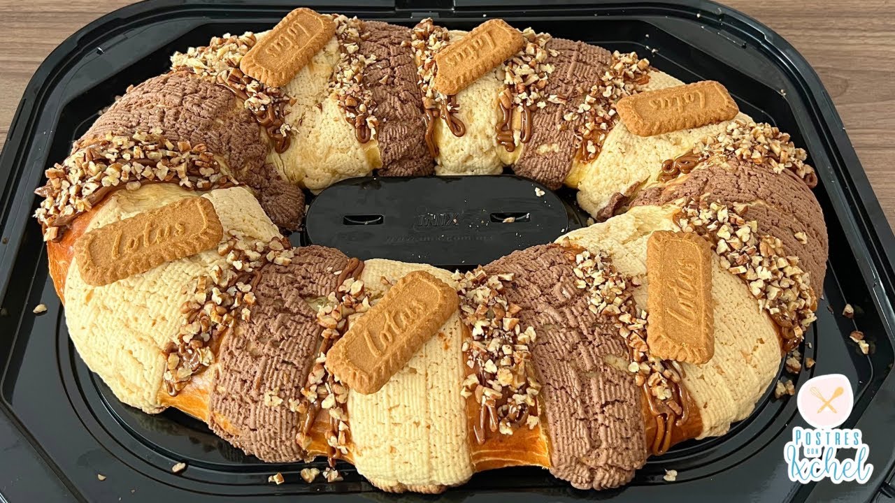 ROSCA DE REYES TRADICIONAL, CON NARANJA Y AZAHAR | GOURMET VAINILLA Y CHOCOLATE | POSTRES CON IXCHEL