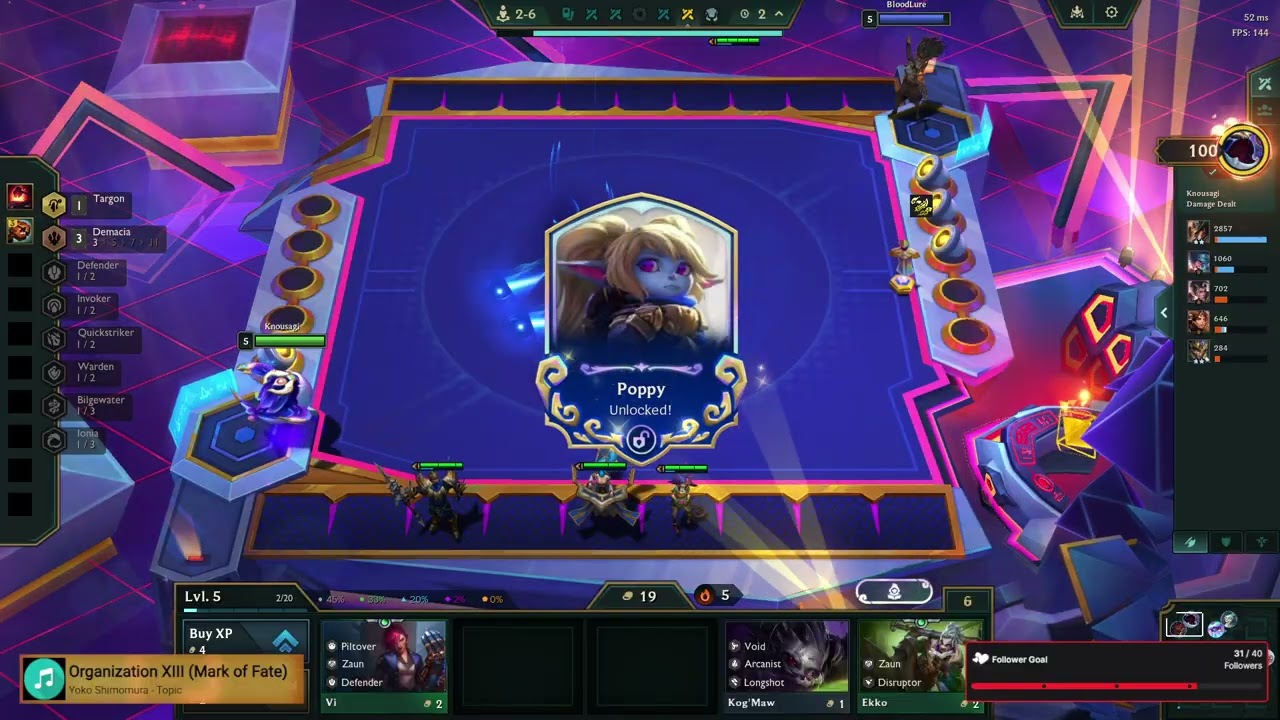 Starting off at rock bottom (Teamfight Tactics)